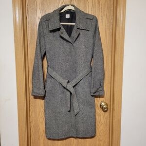 Old Navy Women's Charcoal Trench Coat